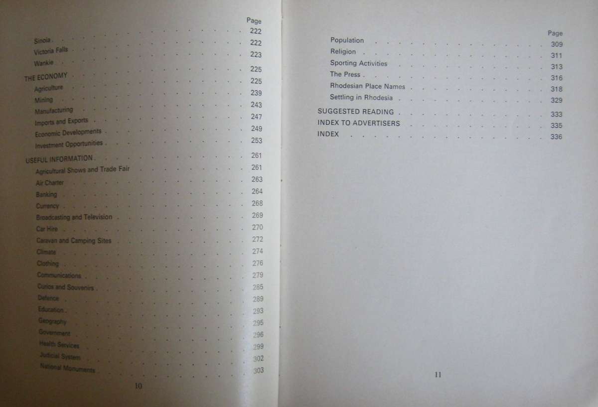 The Guide to Rhodesia Edited by G H Tanser