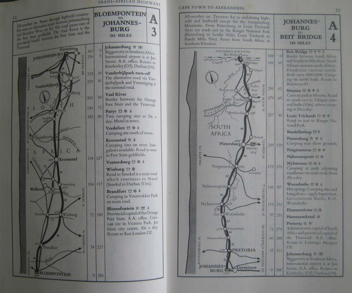 Trans-African Highways A Route Book of the Main Trunk Roads in Africa