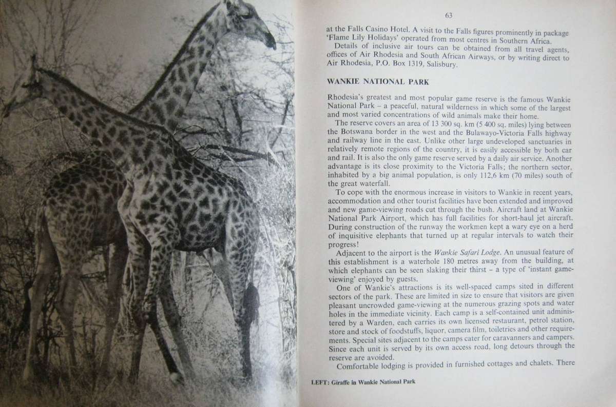 The Guide to Rhodesia Edited by G H Tanser