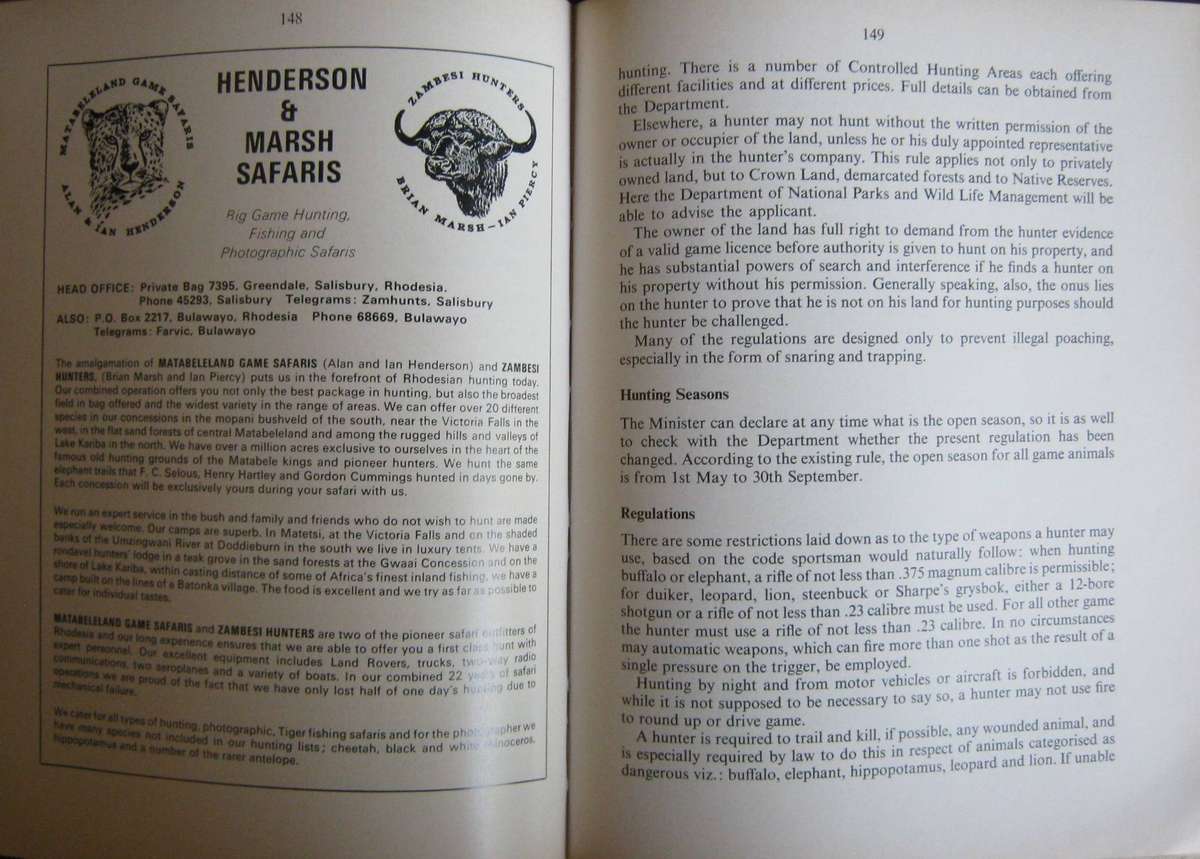 The Guide to Rhodesia Edited by G H Tanser