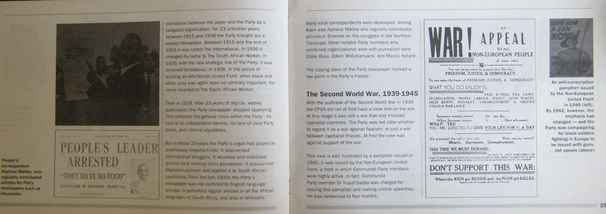 The Red Flag in South Africa: A Popular History of the South African Communist Party 1921  1990