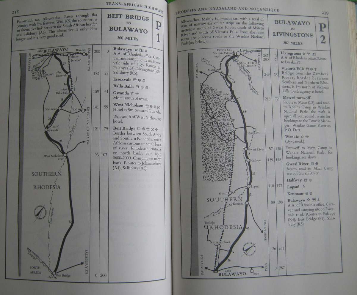 Trans-African Highways A Route Book of the Main Trunk Roads in Africa