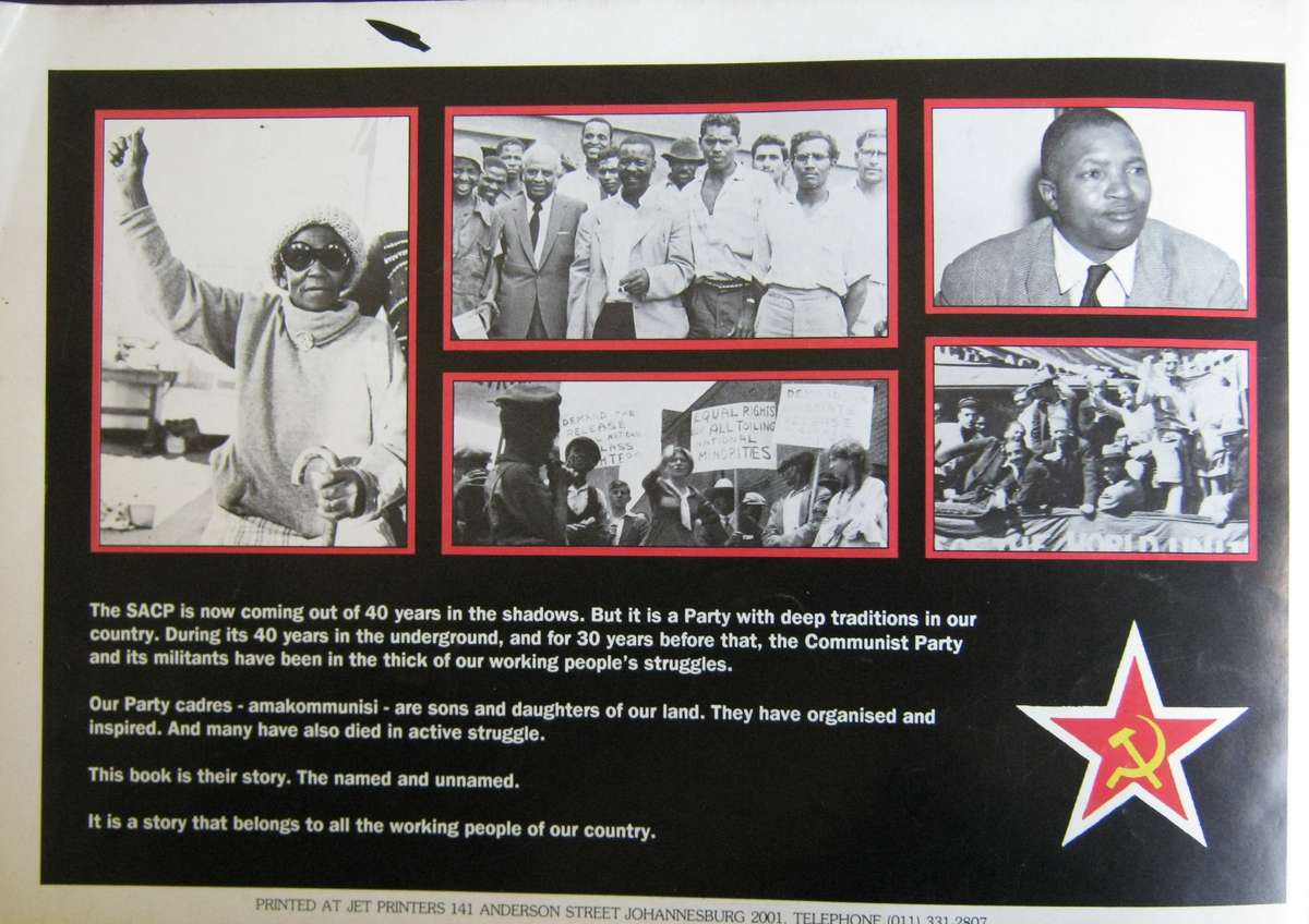 The Red Flag in South Africa: A Popular History of the South African Communist Party 1921  1990