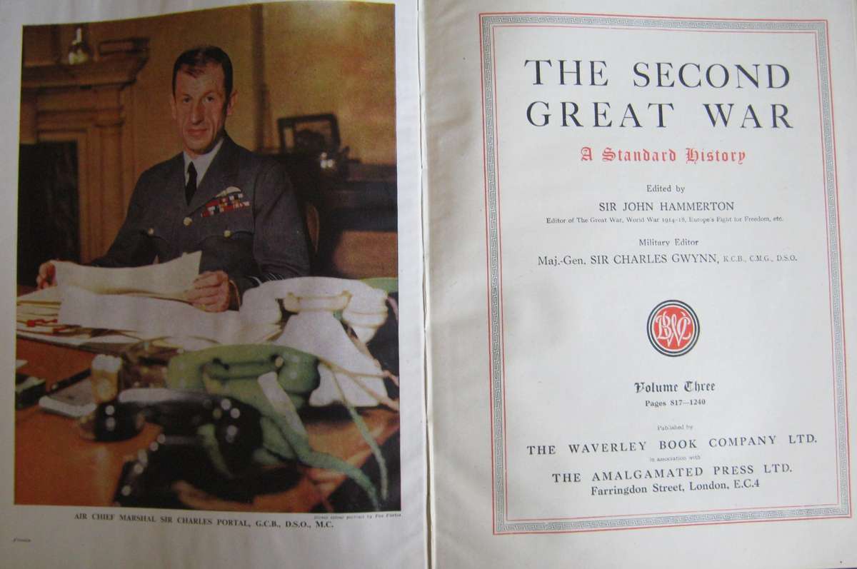 The Second Great War: A Standard History  9 Volumes Sir John Hammerton.