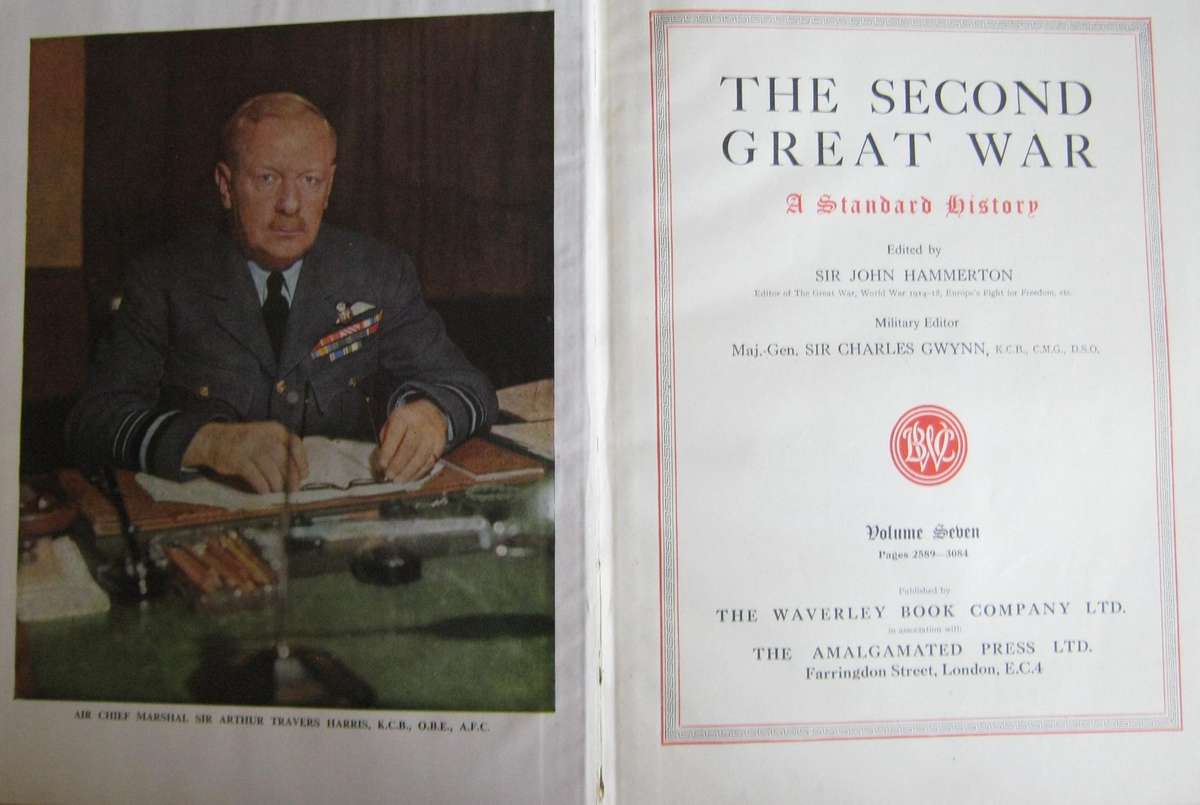 The Second Great War: A Standard History  9 Volumes Sir John Hammerton.