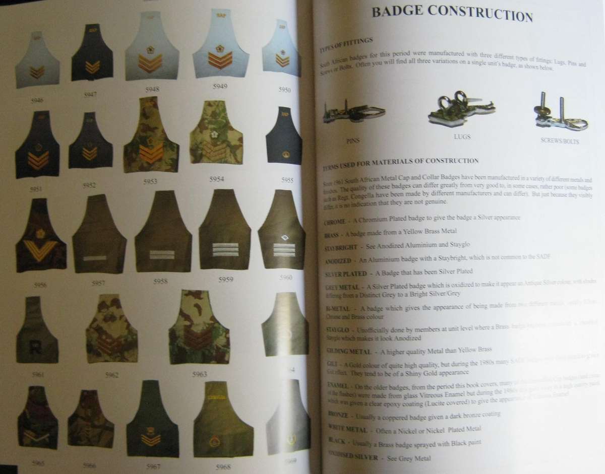 Border War Badges A Guide to South African Military & Police Badges 1964  1994 Andrew Ross Dinnes