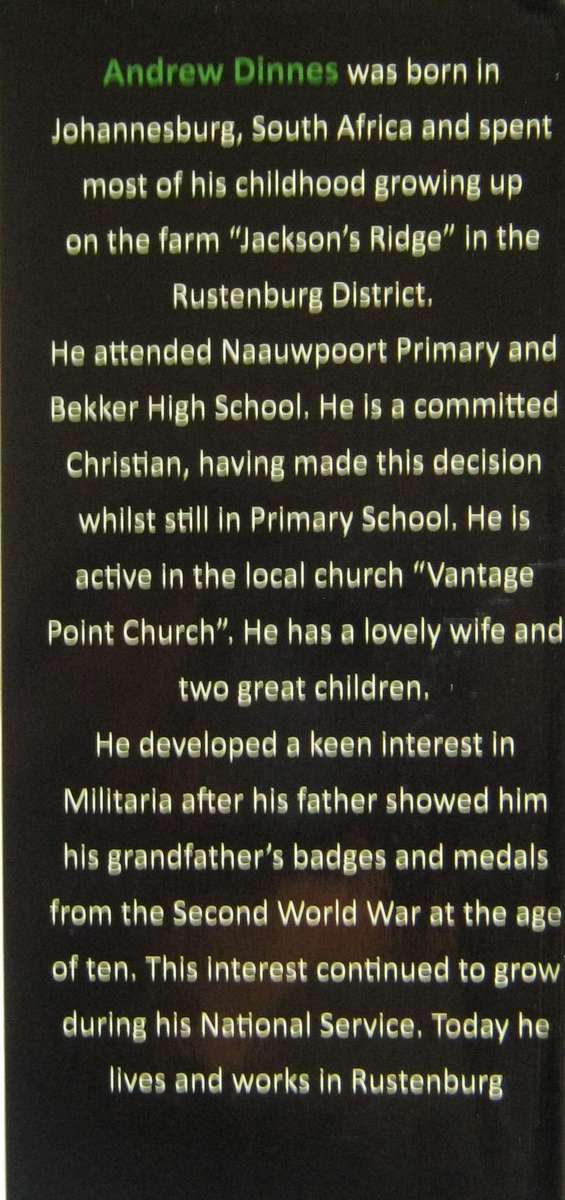 Border War Badges A Guide to South African Military & Police Badges 1964  1994 Andrew Ross Dinnes