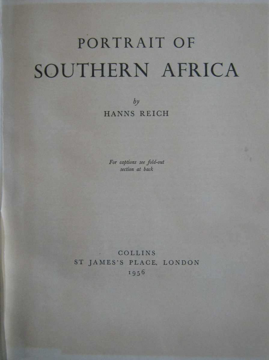 Portrait of South Africa Hans Reich
