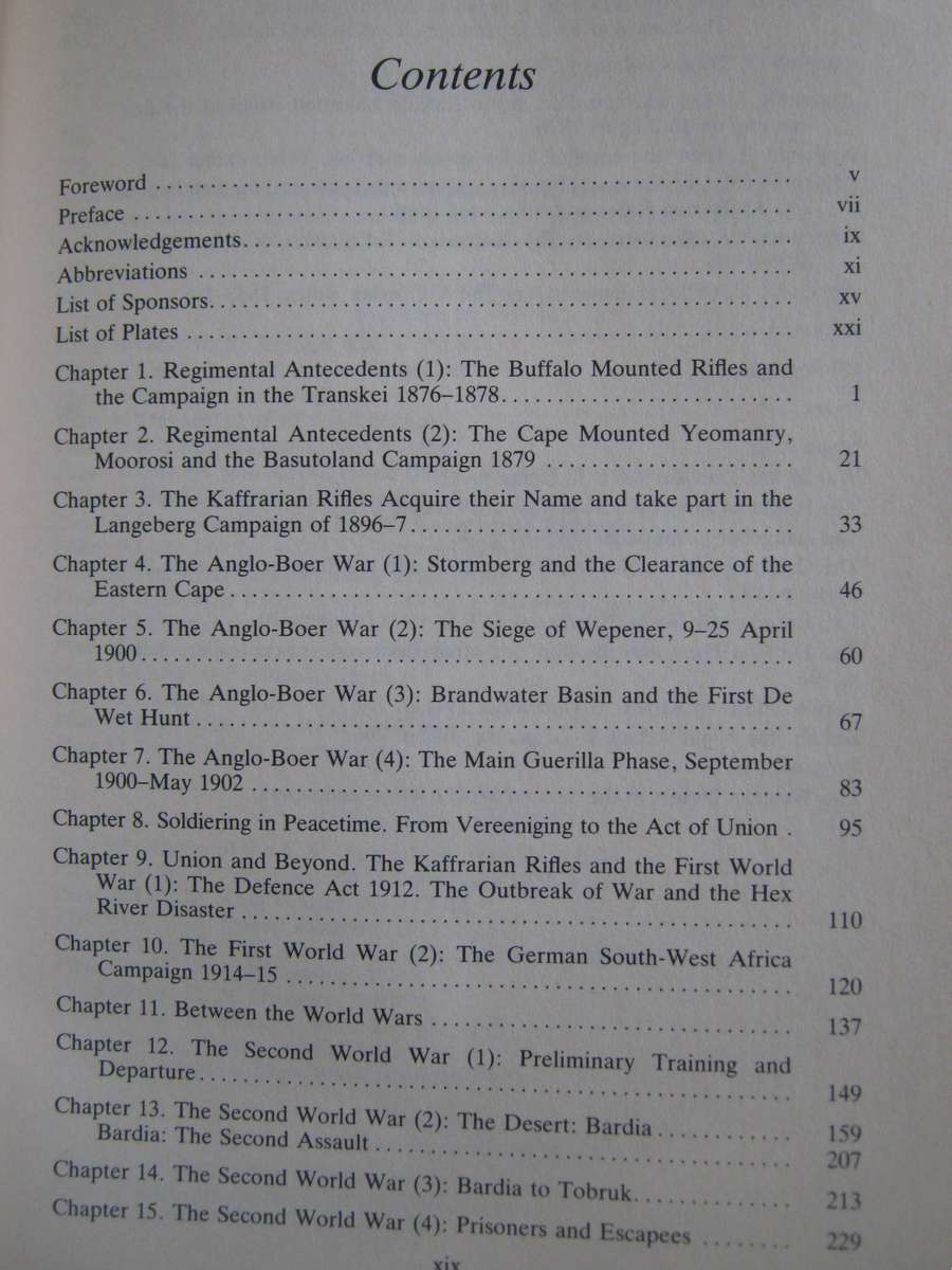 The Kaffrarian Rifles 1876  1986 Francis L Coleman