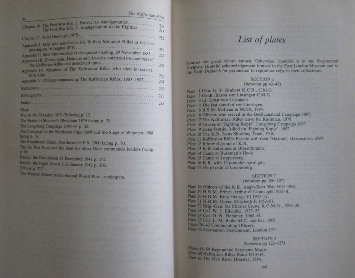 The Kaffrarian Rifles 1876  1986 Francis L Coleman