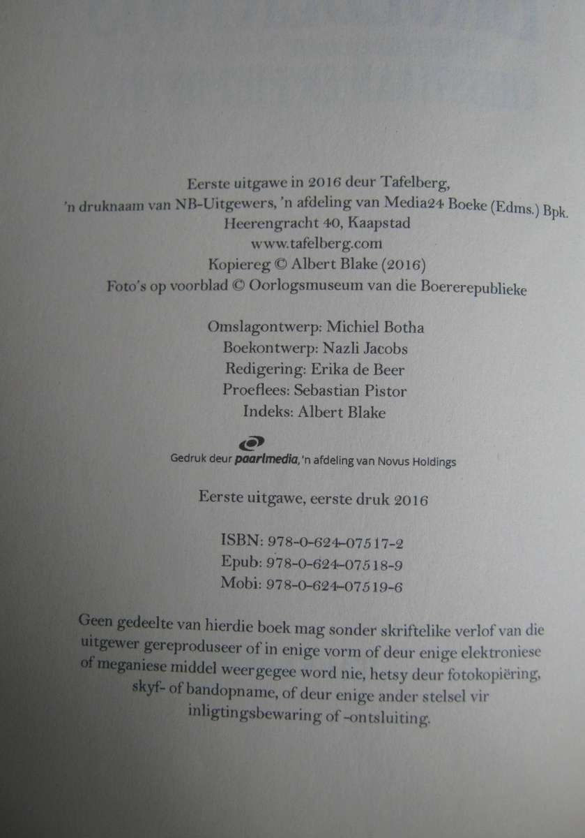 Broedertwis Bittereinder en Joiner: Christiaan en Pier De Wet Albert Blake
