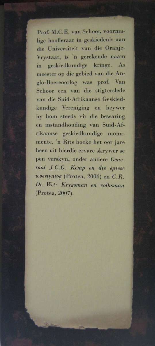 Marthinus Theunis Steyn  Resman, Staatsman en Volksman M C E Van Schoor