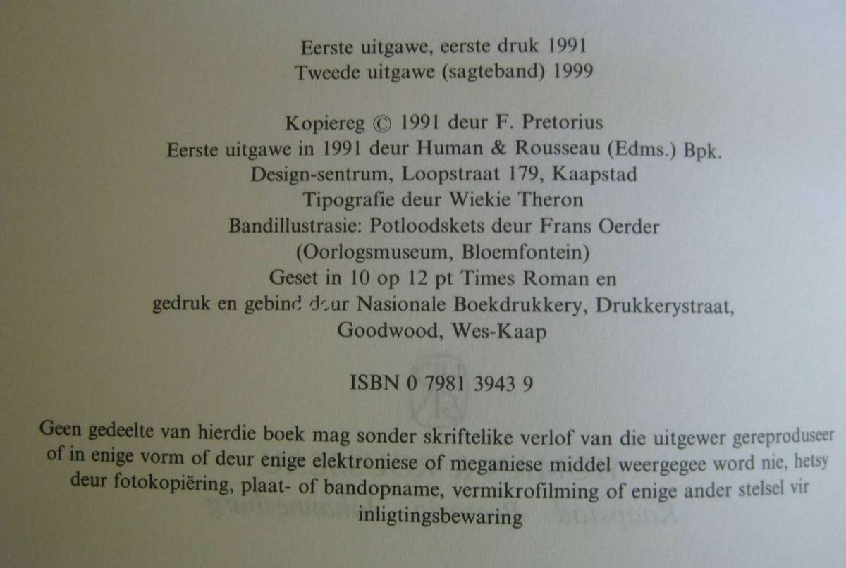 Kommandollewe Tydens Die Anglo-Boereoorlog 1899-1902 Fransjohan Pretorius