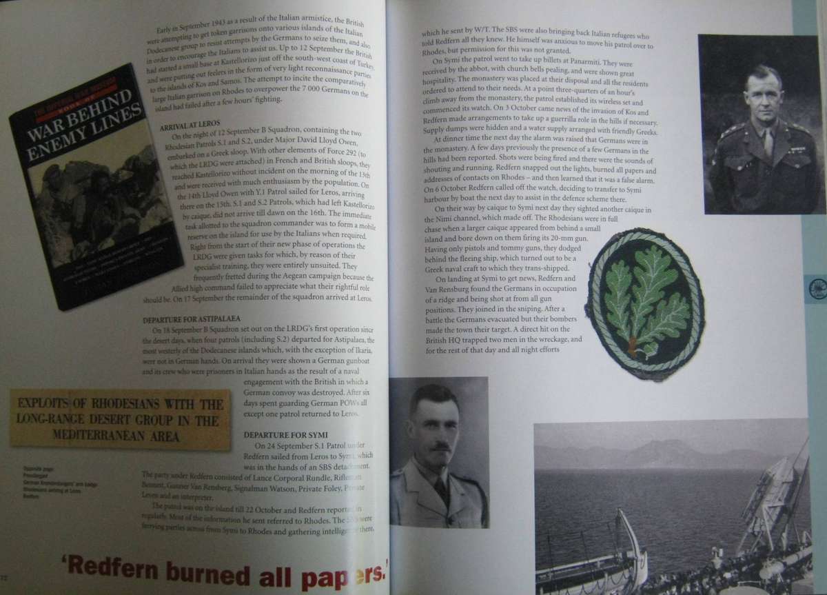 Long Range Desert Group Rhodesia The Men Speak Jonathan Pittaway