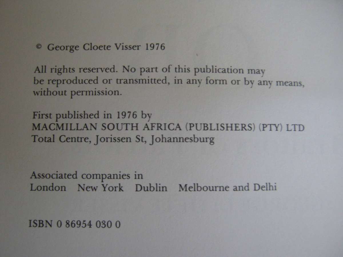 OB Traitors or Patriots? George Cloete Visser