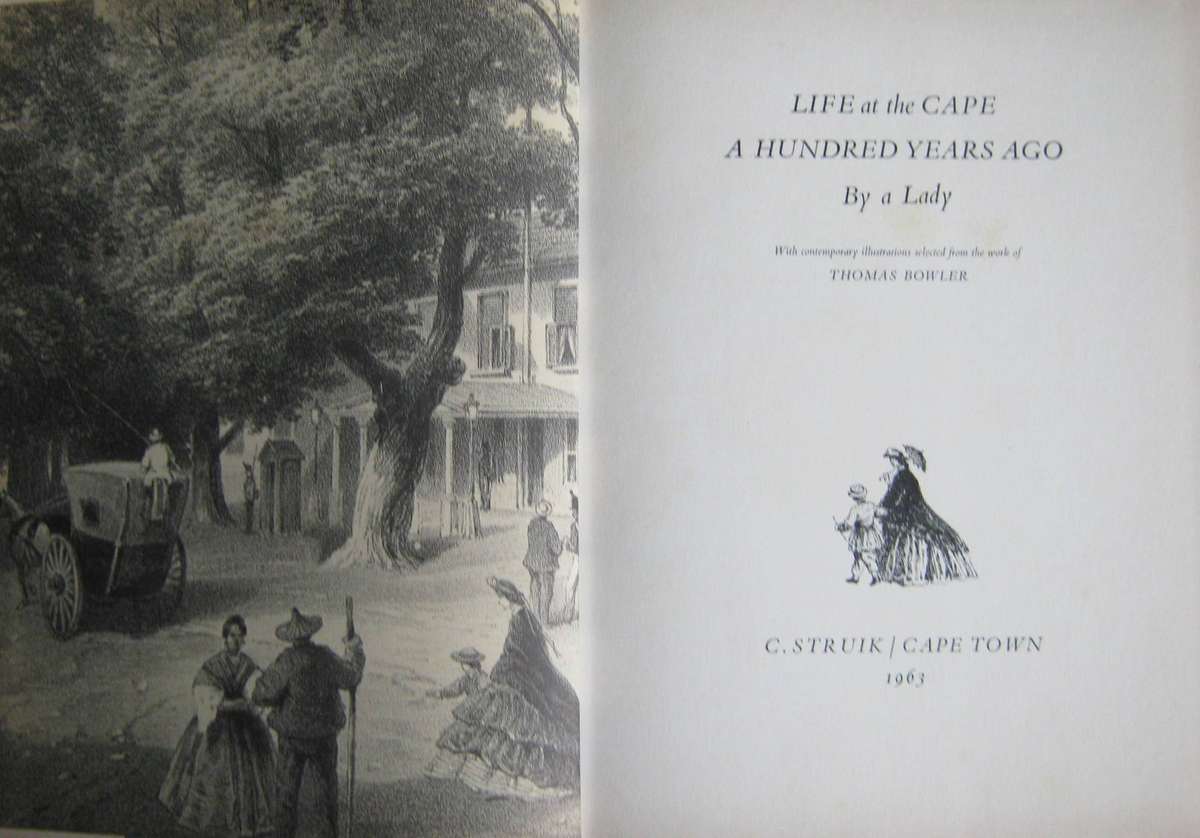 Life at the Cape a Hundred Years Ago by a Lady