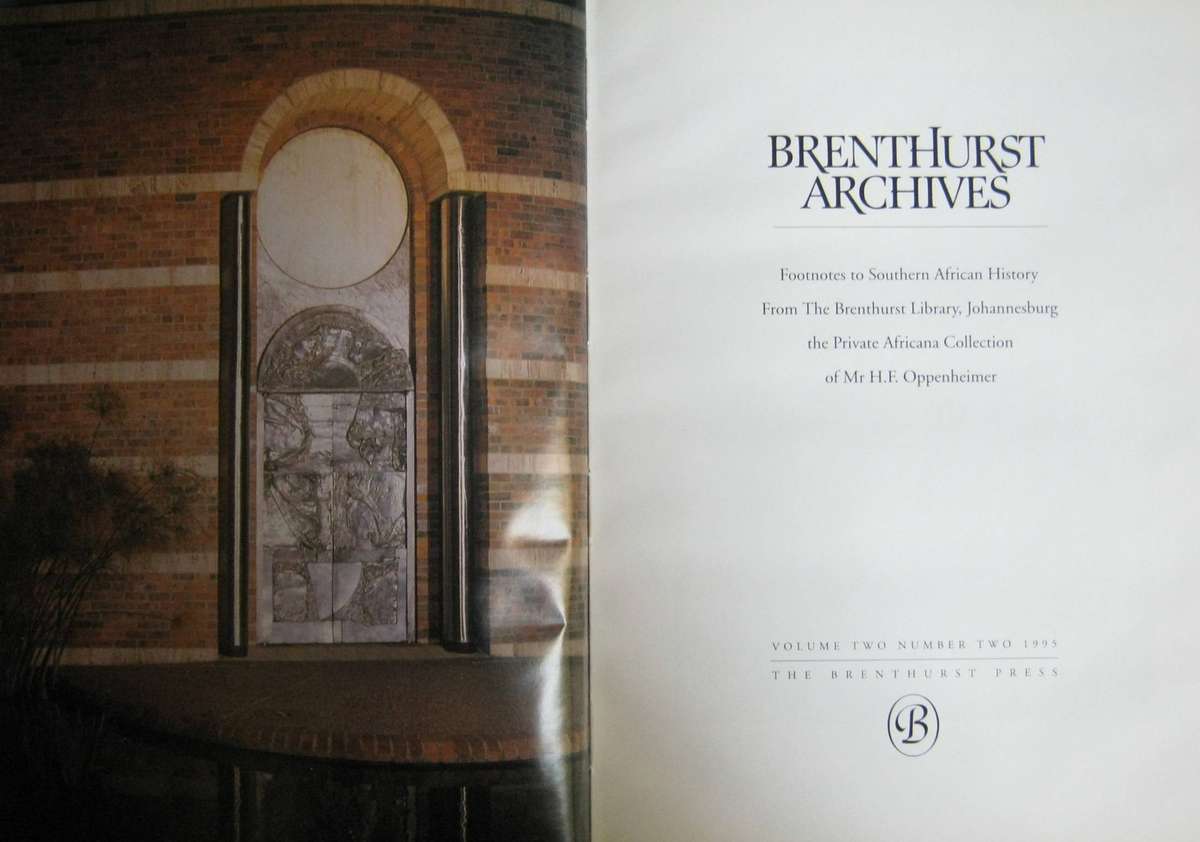 Brenthurst Archives Volume Two Number Two