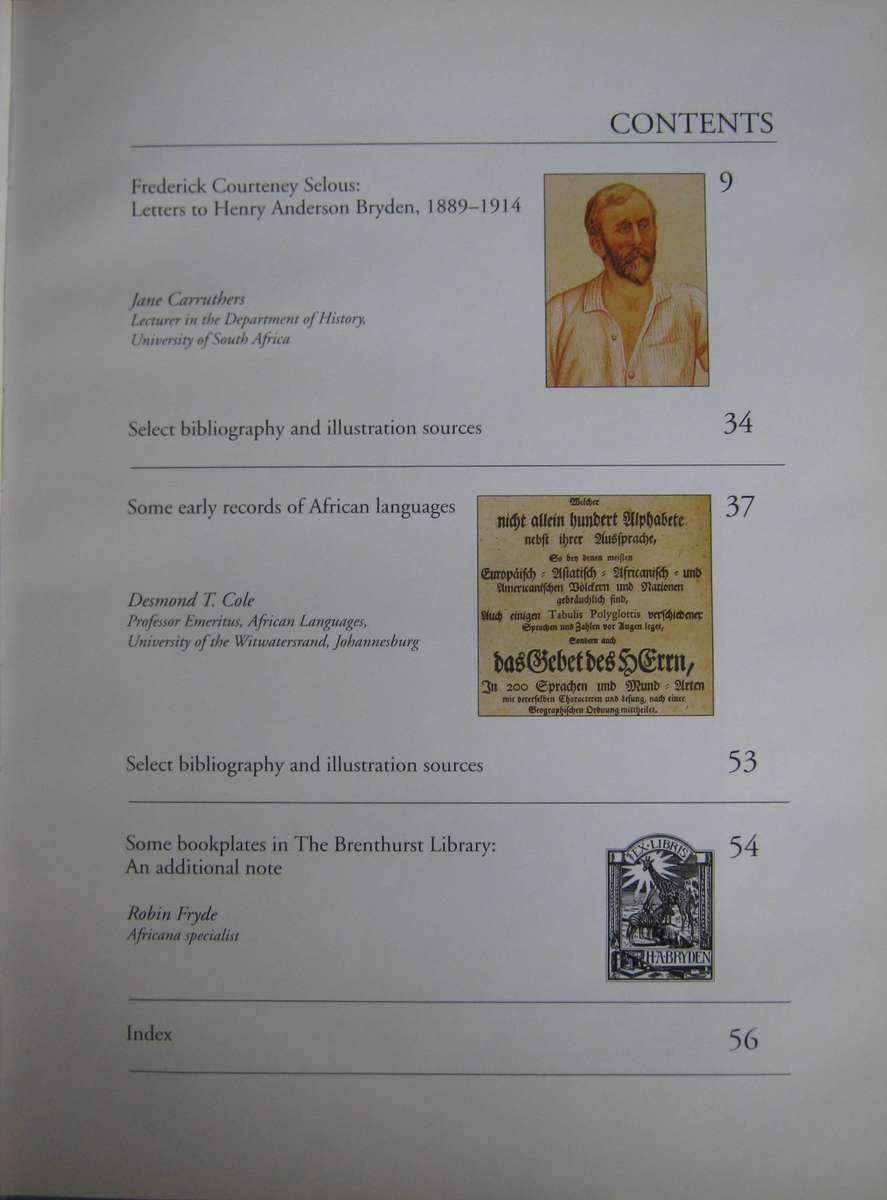 Brenthurst Archives Volume Two Number Two
