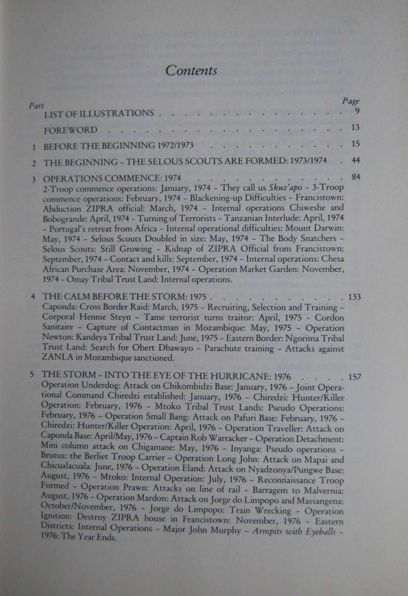 Selous Scouts Top Secret War Lt. Col. Ron Reid Daly as told to Peter Stiff