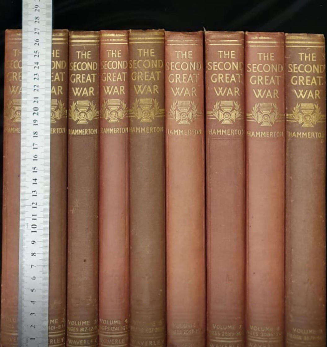 The Second Great War: A Standard History  9 Volumes Sir John Hammerton.