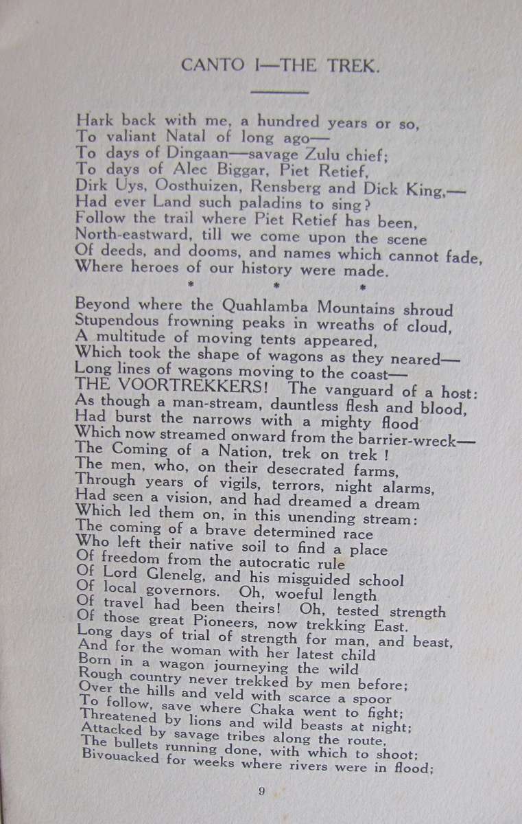 The Voortrekkers - Told In Verse Ethel Cambell