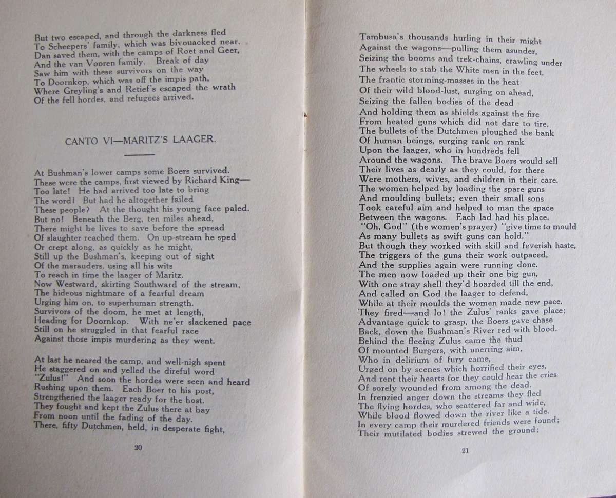 The Voortrekkers - Told In Verse Ethel Cambell