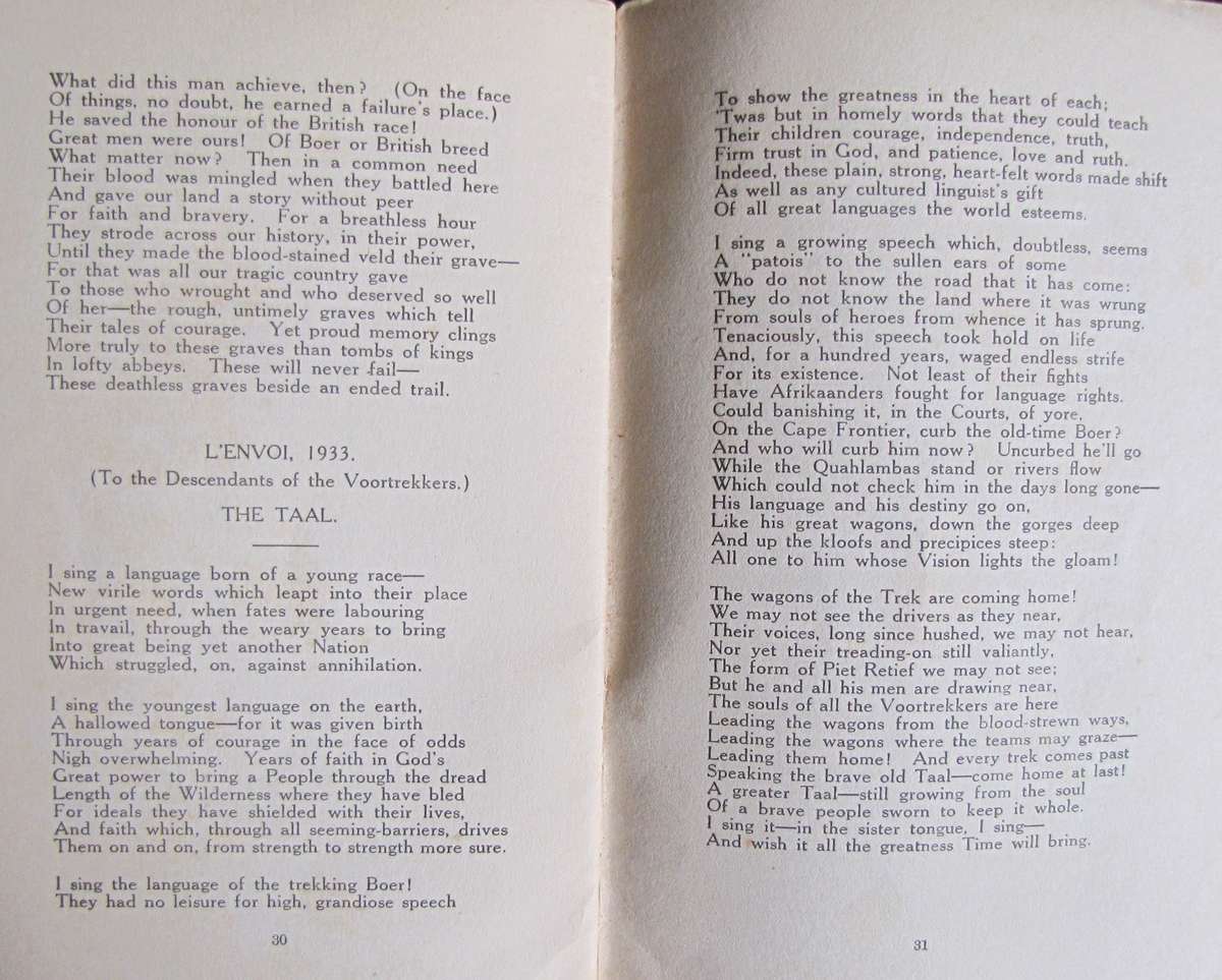 The Voortrekkers - Told In Verse Ethel Cambell