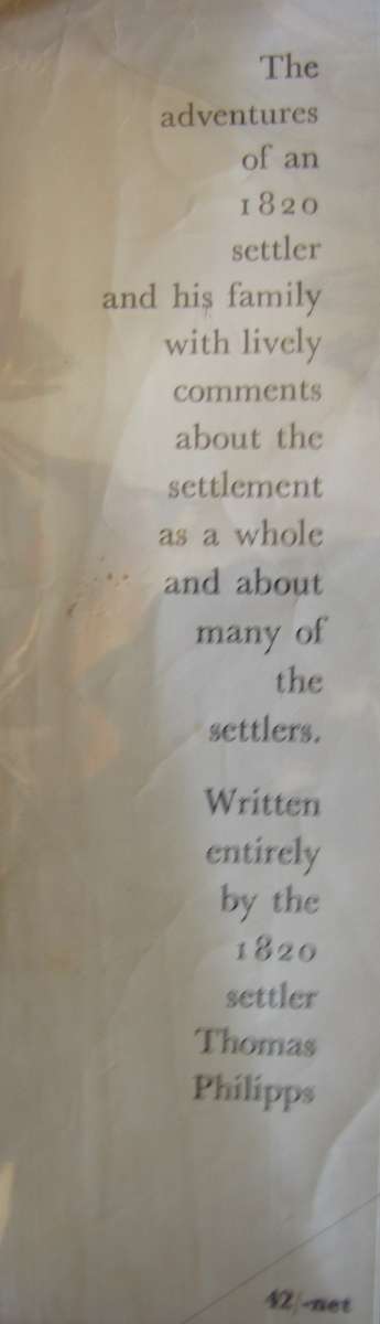 Philipps 1820 Settler Edited by Keppel-Jones