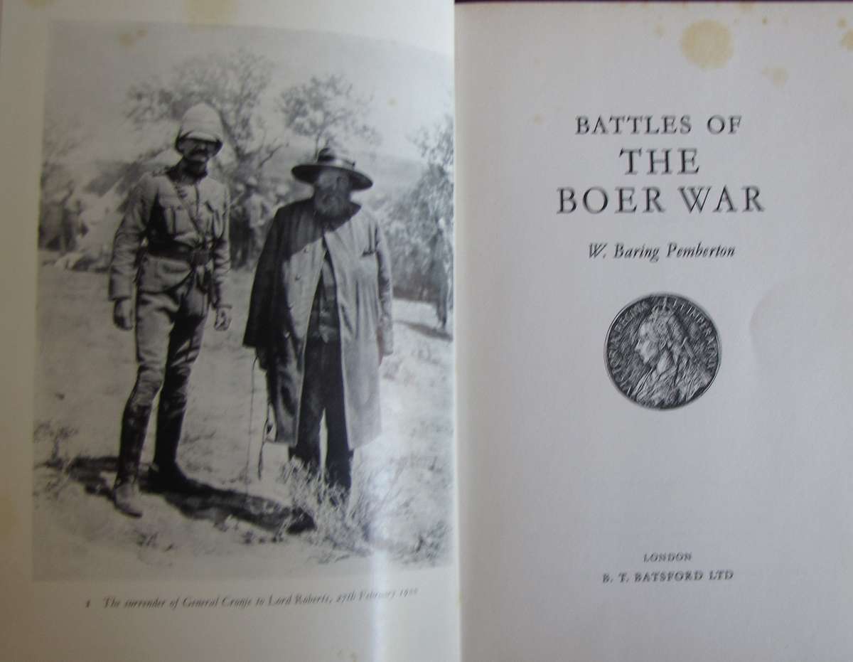 Battles of the Boer War W Baring Pemberton