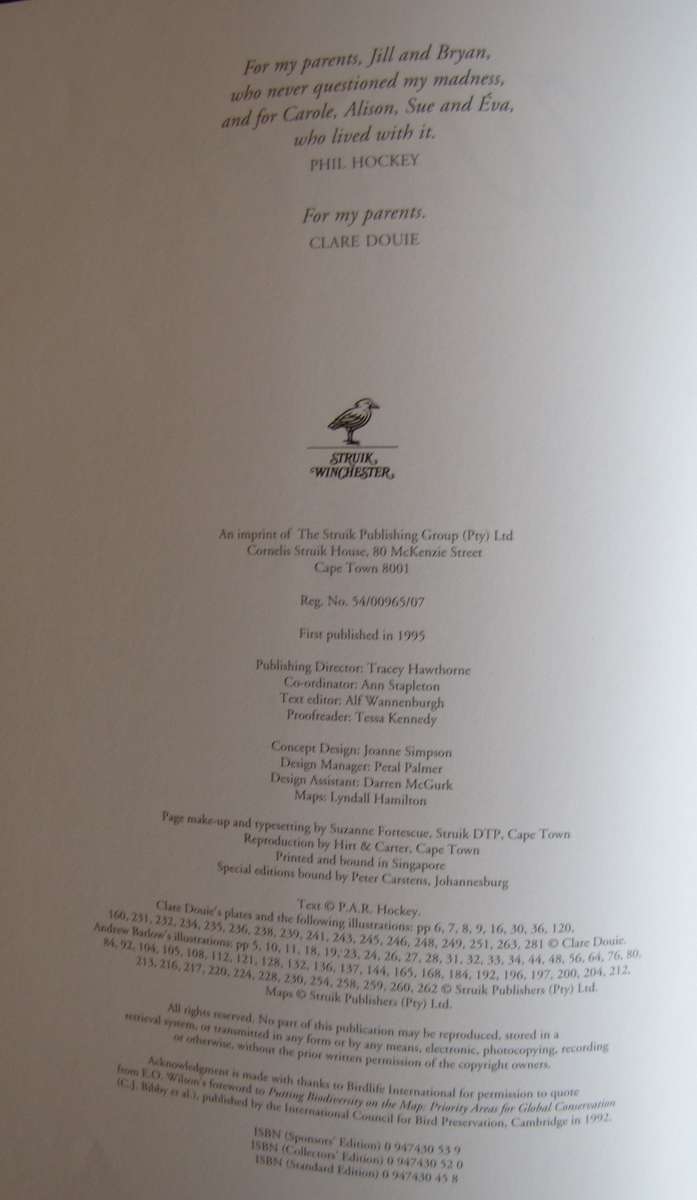 Waders of Southern Africa Phil Hockey Illustrated by Clare Douhie and Andrew Barlow