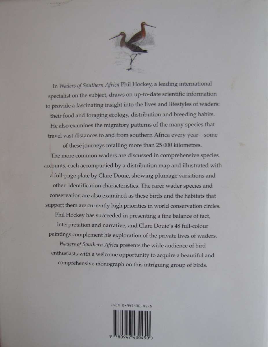 Waders of Southern Africa Phil Hockey Illustrated by Clare Douhie and Andrew Barlow