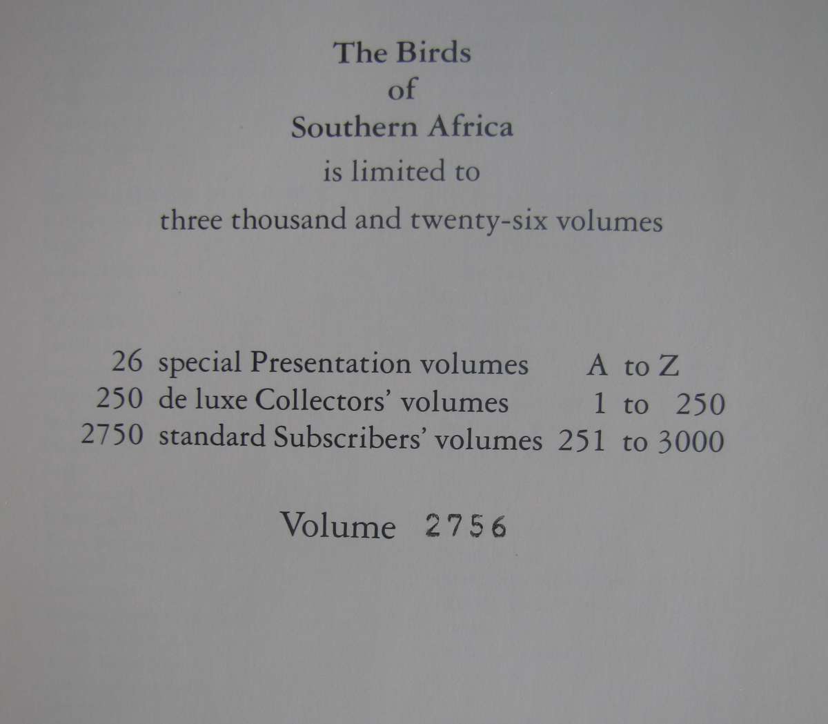 The Birds of Southern Africa  laude Gibney Finch-Davies & Dr Alan Kemp