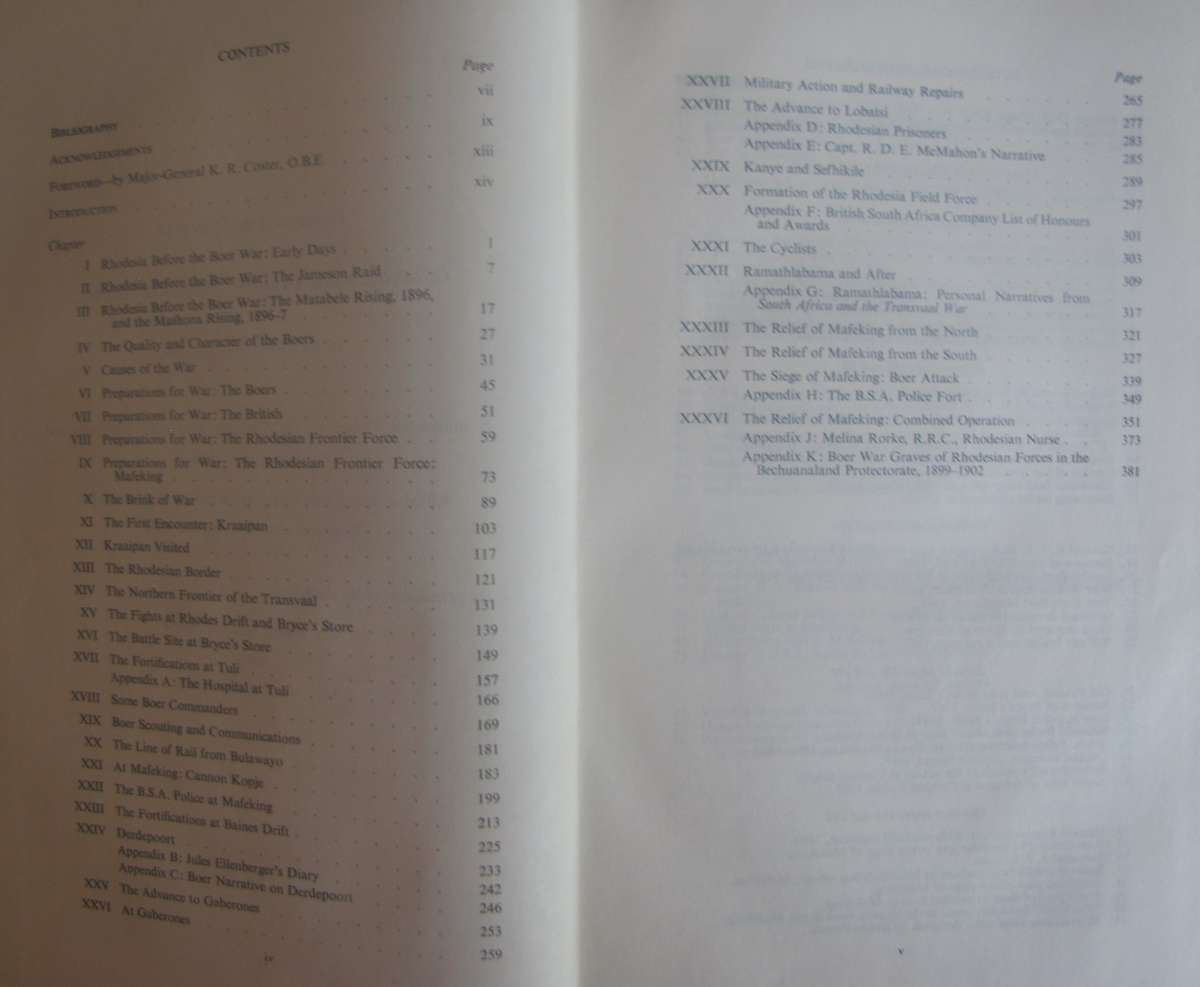 Rhodesia Served The Queen Rhodesian Forces in the Boer War 1899 - 1902 Volume 1  A S Hickman