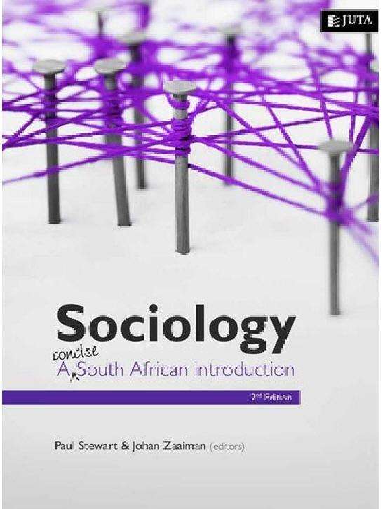 Sociology  . A concise South African introduction