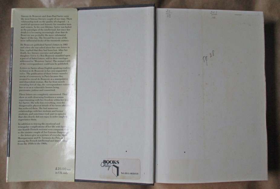 Letters to Sartre by Simone De Beauvoir