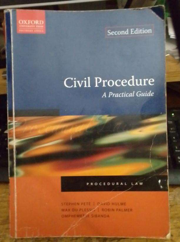 Civil Procedure a practical Guide  . Procedural law   2nd Ed.