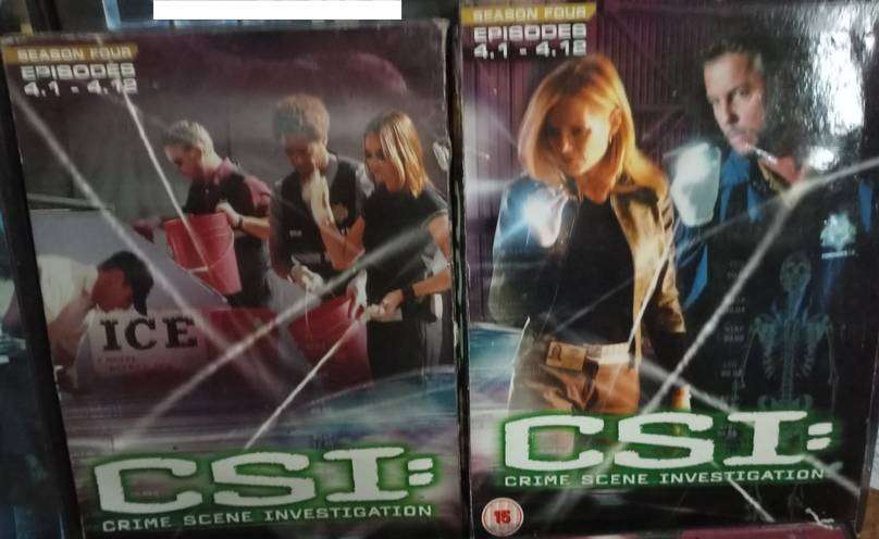 CSI dvd series  . please choose 3 or more seasons at R25 per season