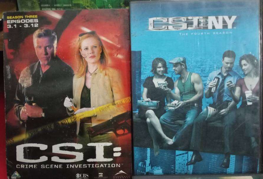 CSI dvd series  . please choose 3 or more seasons at R25 per season