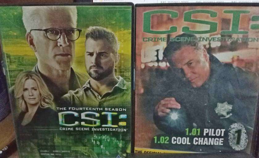 CSI dvd series  . please choose 3 or more seasons at R25 per season