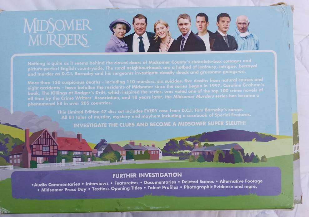 Midsomer Murders Dvd .The Complete Barnaby Collection 47 discs