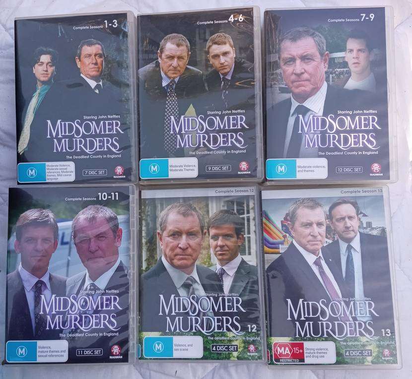 Midsomer Murders Dvd .The Complete Barnaby Collection 47 discs