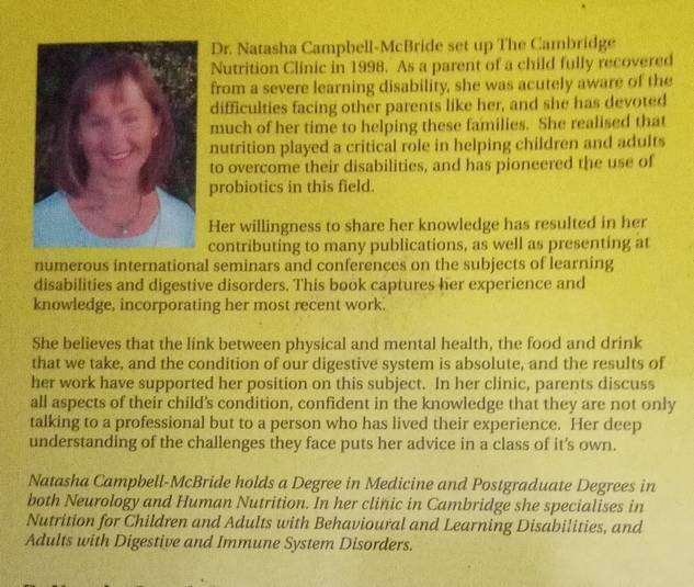 Gut and Psychology Syndrome: Natural Treatment for Autism, Dyspraxia, A.D.D., Dyslexia, A.D.H.D.,..