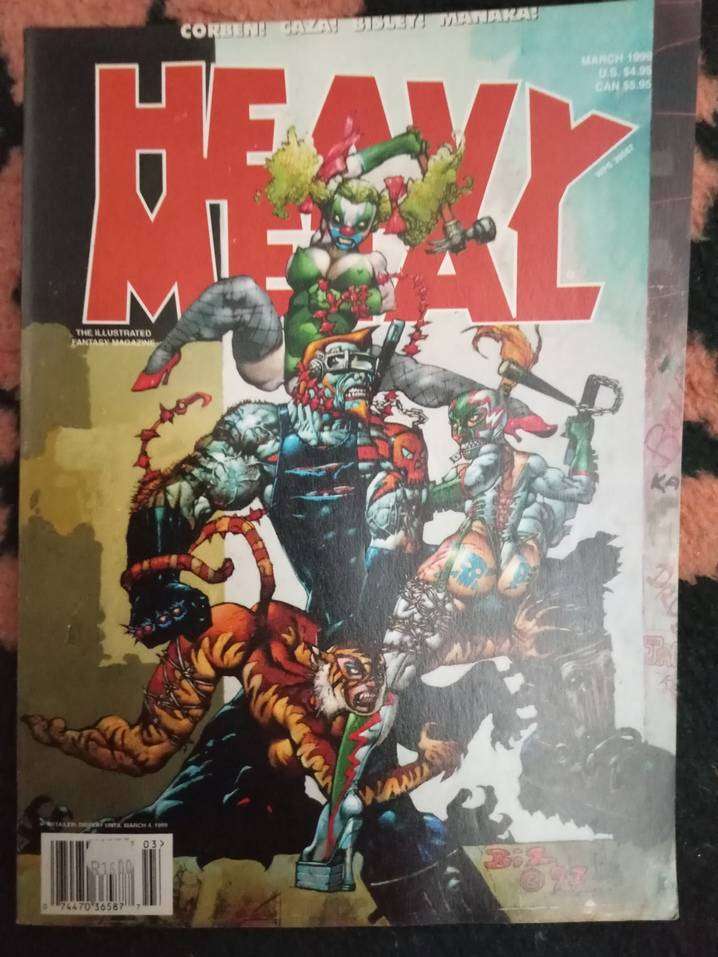 Heavy Metal graphic Comics x 12    1999-2003