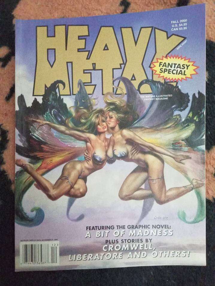 Heavy Metal graphic Comics x 12    1999-2003
