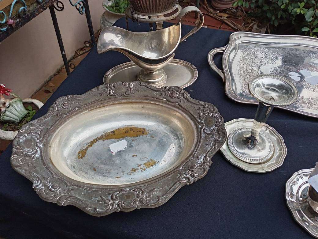 Tea Mixed Silver & Copper Plate