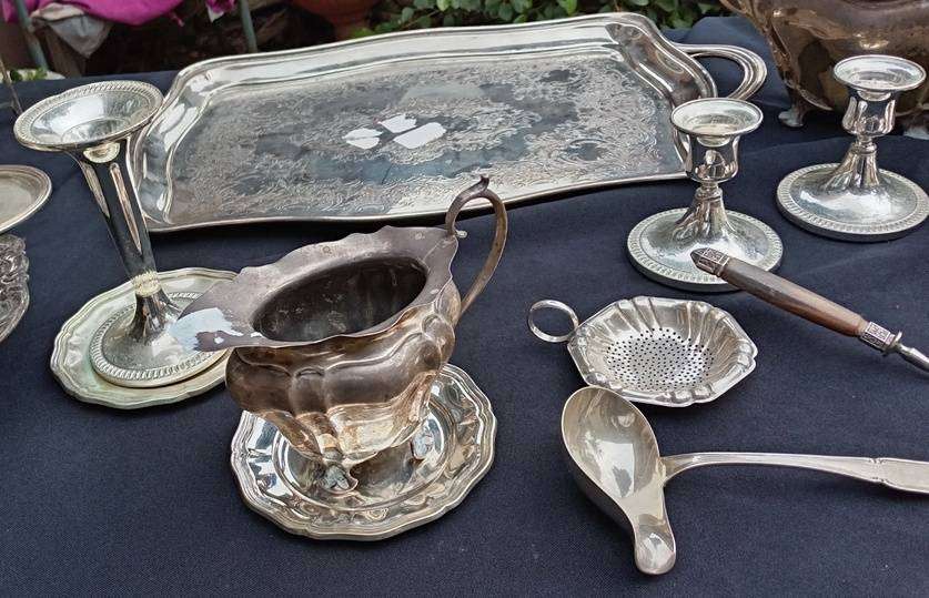Tea Mixed Silver & Copper Plate