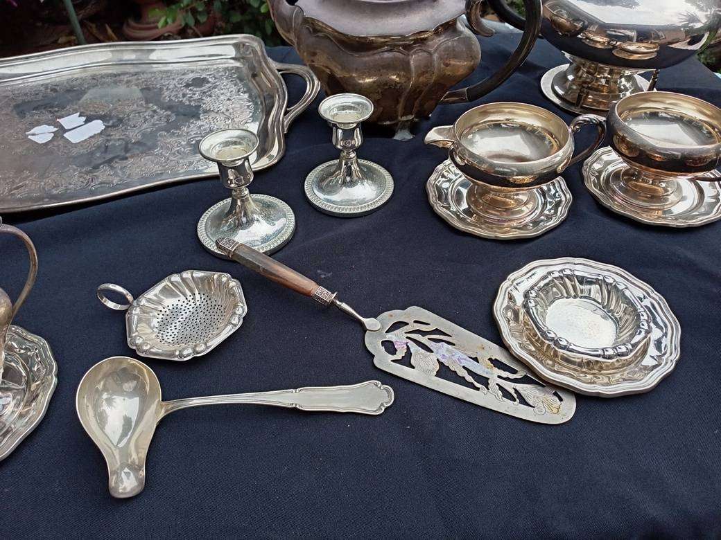 Tea Mixed Silver & Copper Plate