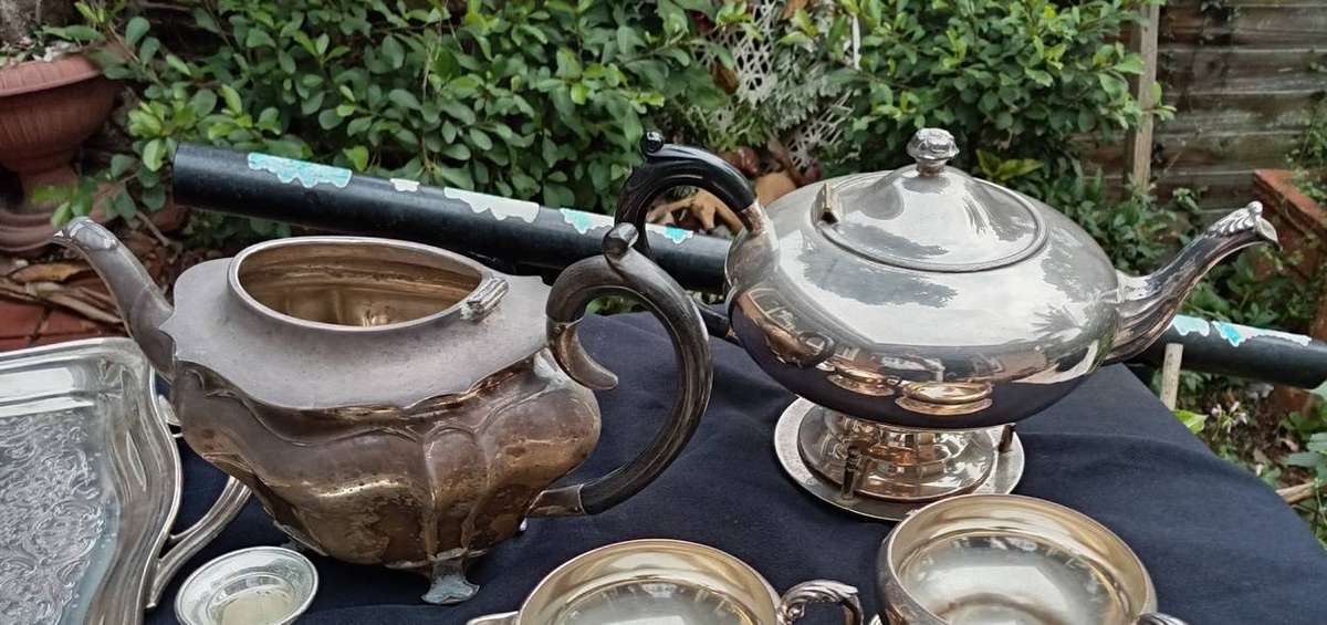 Tea Mixed Silver & Copper Plate