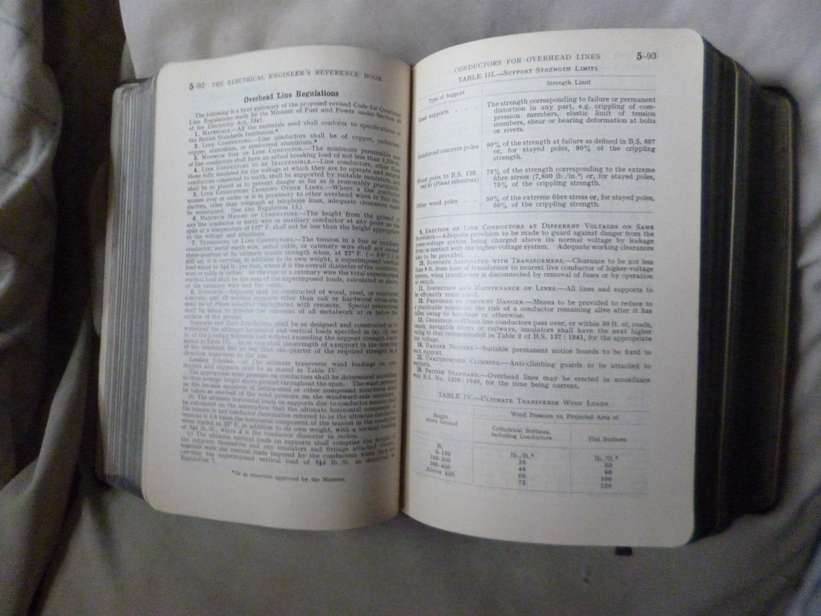 Electrical Engineers Reference Book 1954 by E Molloy