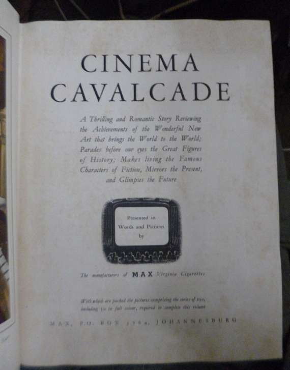 Cinema Cavalcade by MAX Virginia Cigarettes